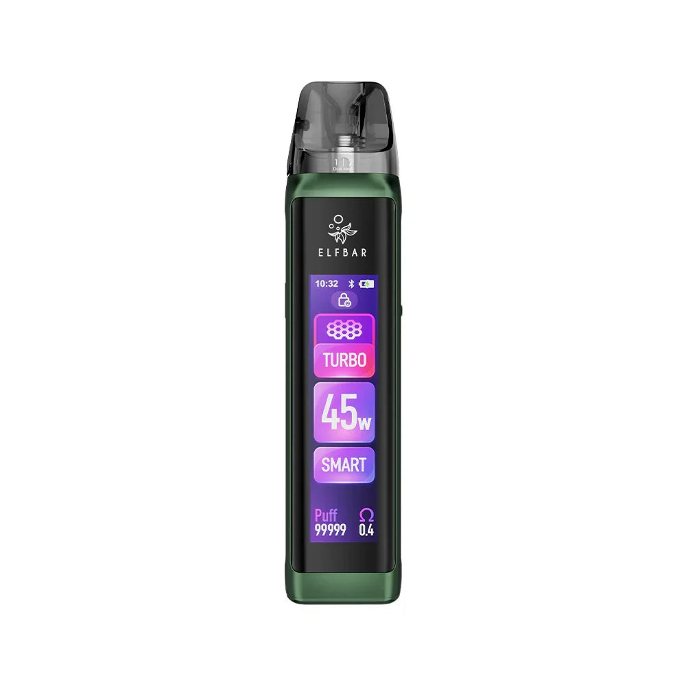 Elf Bar ELFX Ultra Pod Vape Kit, Green Colour, Vape Wave UK