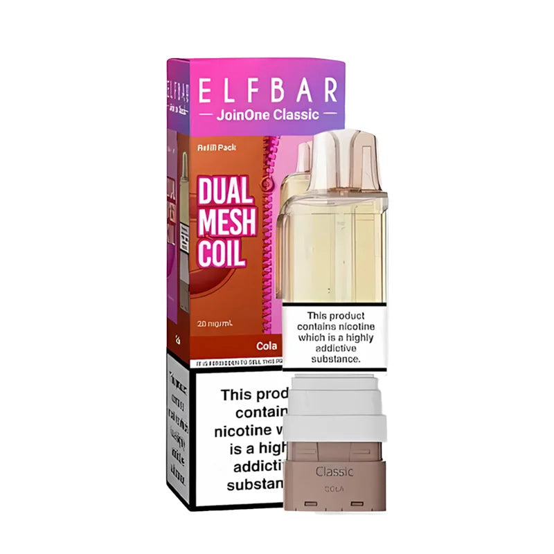 Elf Bar JoinOne Classic 15K Prefilled Pod, Cola  Flavour, Vape Wave UK 