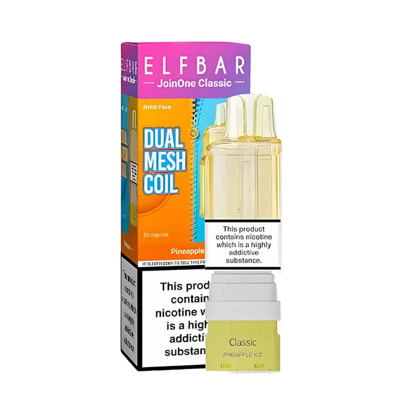 Elf Bar JoinOne Classic 15K Prefilled Pod,Pineapple Ice  Flavour, Vape Wave UK