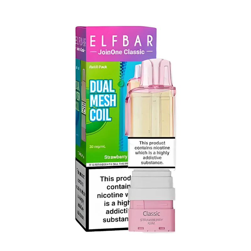 Elf Bar JoinOne Classic 15K Prefilled Pod, Strawberry Kiwi Flavour, Vape Wave UK 
