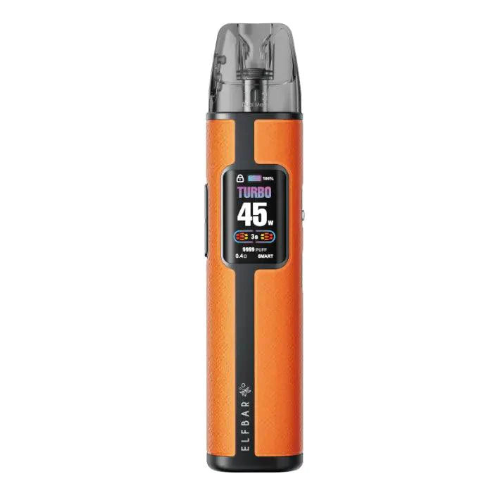 Elfx Pro Pod Vape Kit Classic Edition by ElfBar 1200mAh, Papaya Colour, Vape Wave UK