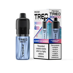 Feoba Treo 33K Pod Vape Kit, Blueberry Sour Raspberry  Flavour, Vape Wave UK