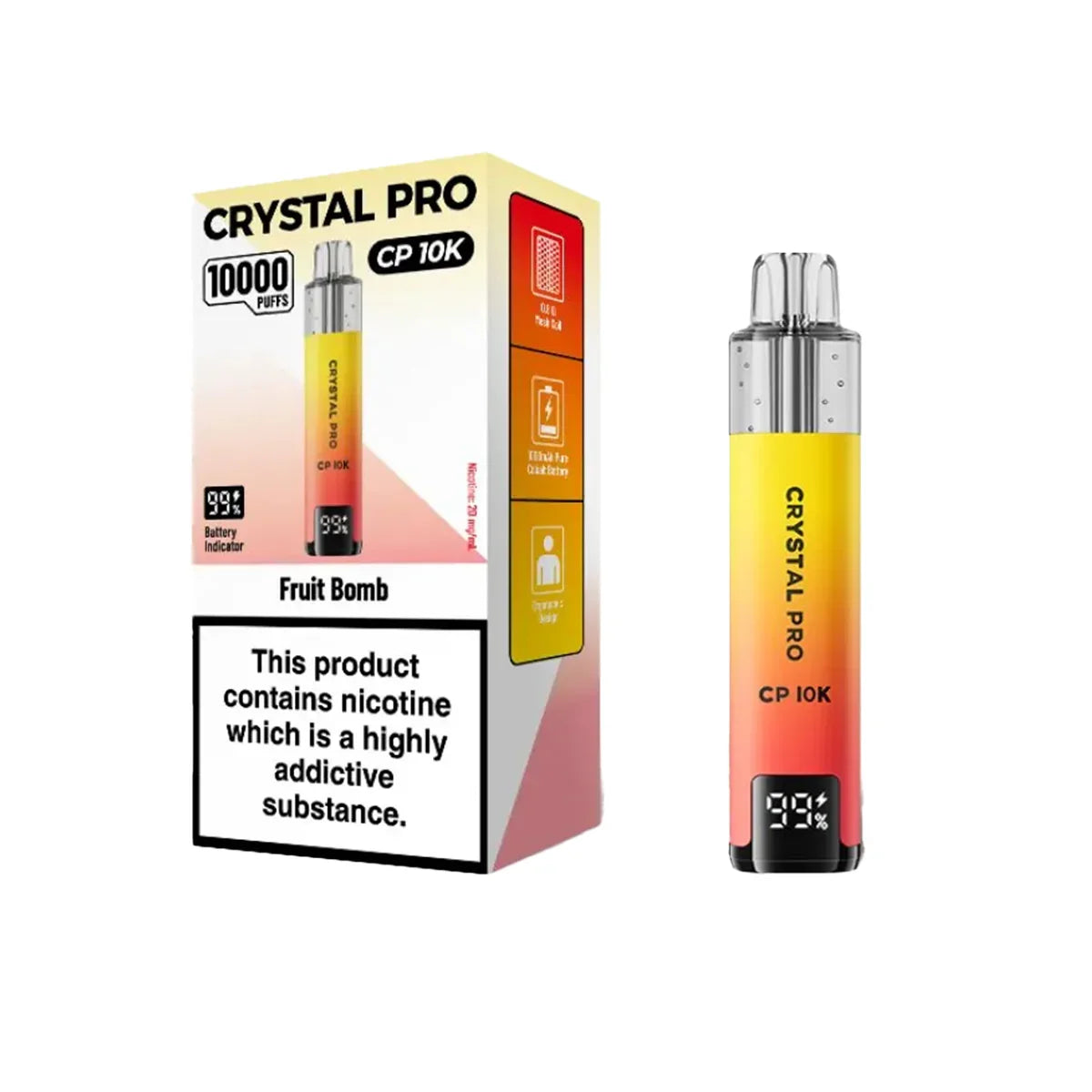 Crystal Pro CP 10K Prefilled Pod Vape Kit