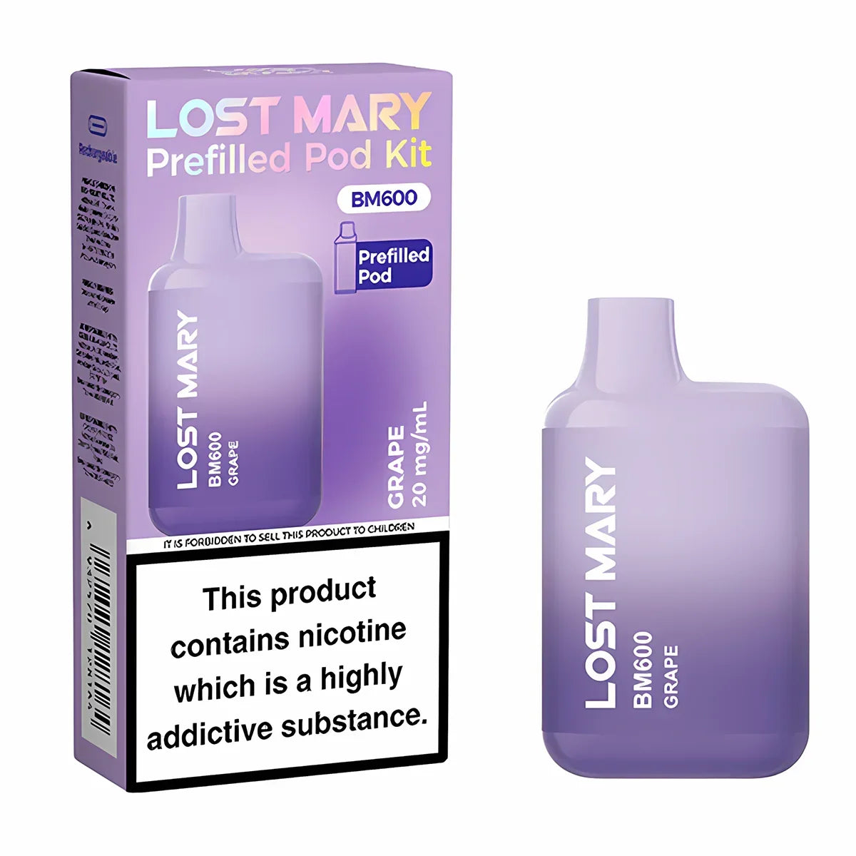 Lost Mary BM600 Prefilled Pod Vape Kit