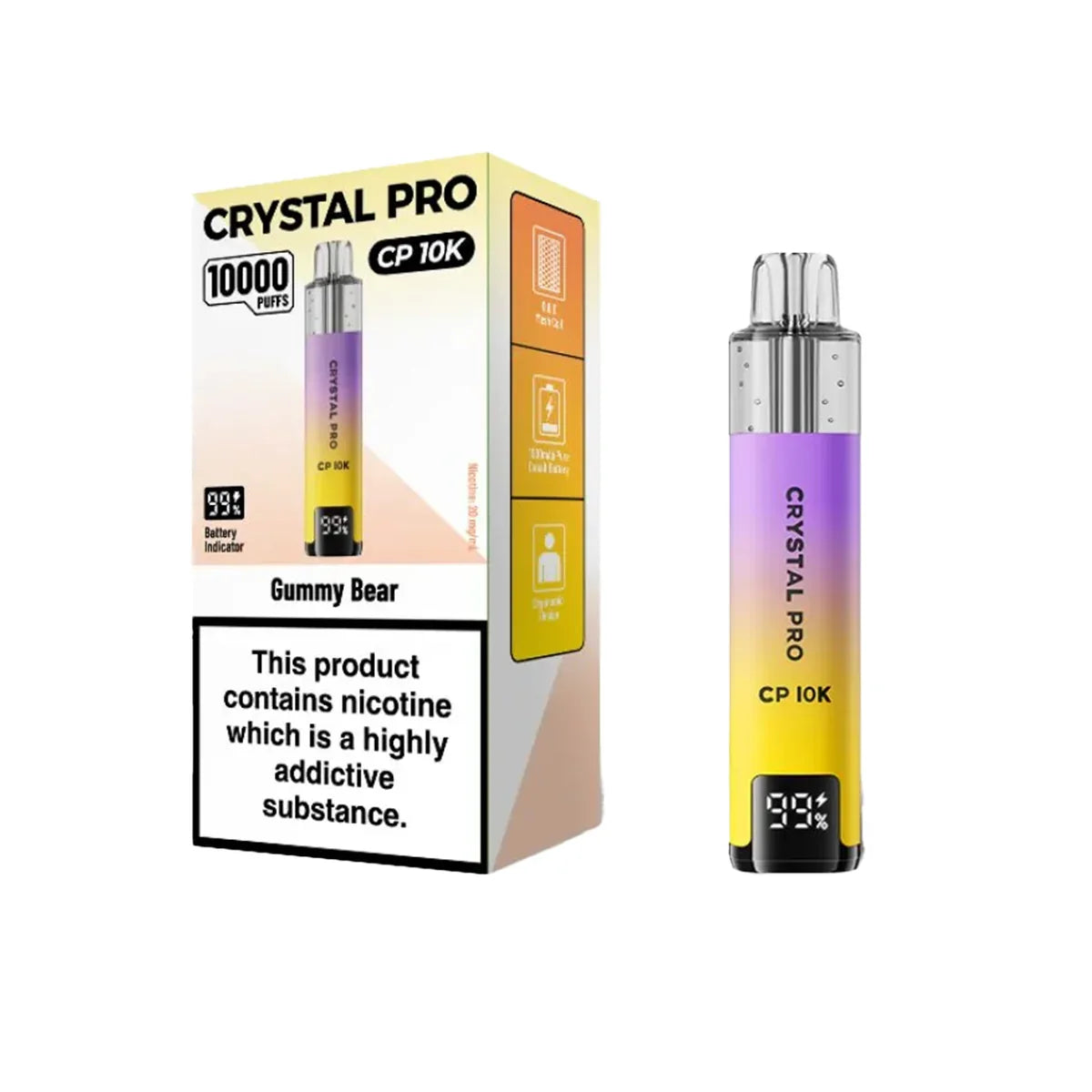 Crystal Pro CP 10K Prefilled Pod Vape Kit