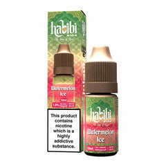 Habibi Nic Salt 10ml E Liquid, 10Mg, Watermelon Ice Flavour, Vape Wave UK