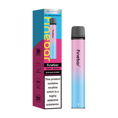 Hayati Finebar Pod Kit  500MAh, Blue Razz Cherry  Flavour, Vape Wave UK 