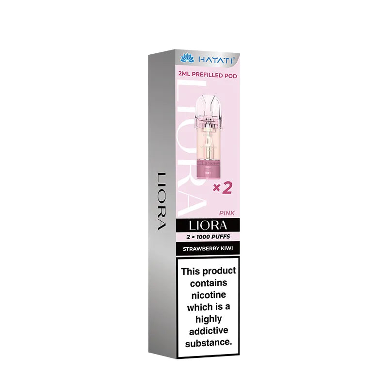 Hayati Liora Prefilled Pods, Strawberry Kiwi  Flavour, Vape Wave UK
