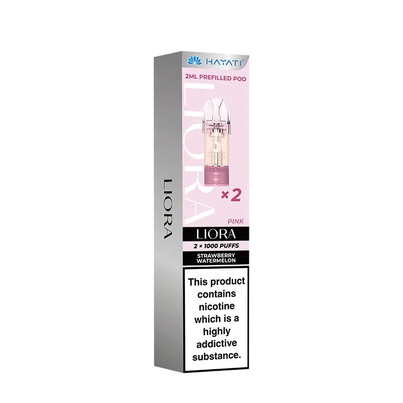 Hayati Liora Prefilled Pods, Strawberry Watermelon  Flavour, Vape Wave UK
