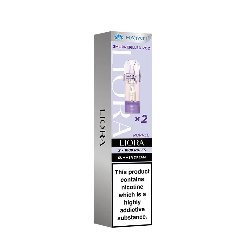 Hayati Liora Prefilled Pods, Summer Dream  Flavour, Vape Wave UK
