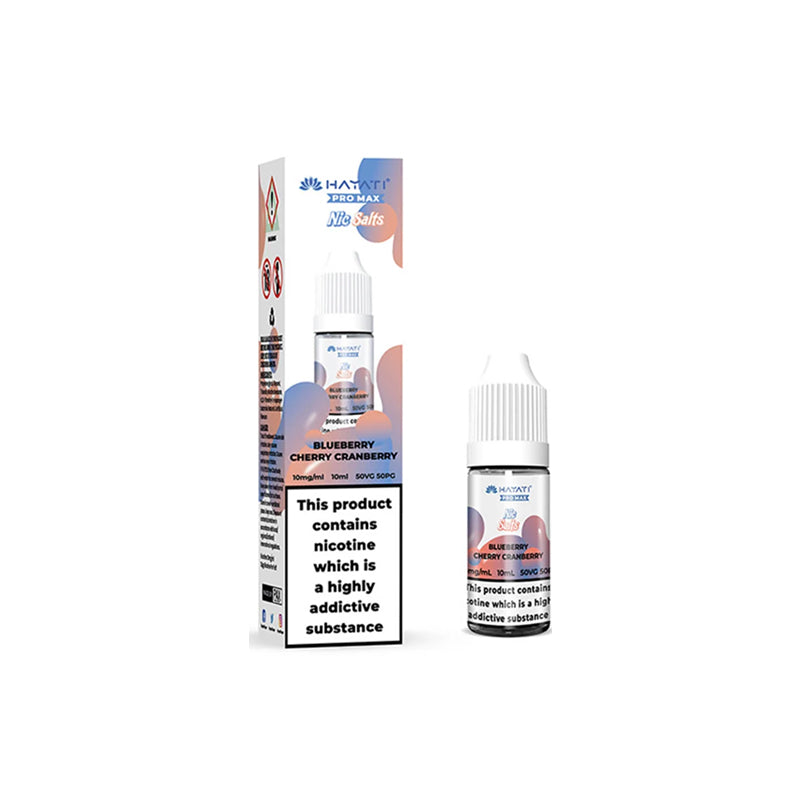 Hayati Pro Max Nic Salt 10ml ELiquids, Blueberry Cherry Cranberry  flavour, Vape Wave UK