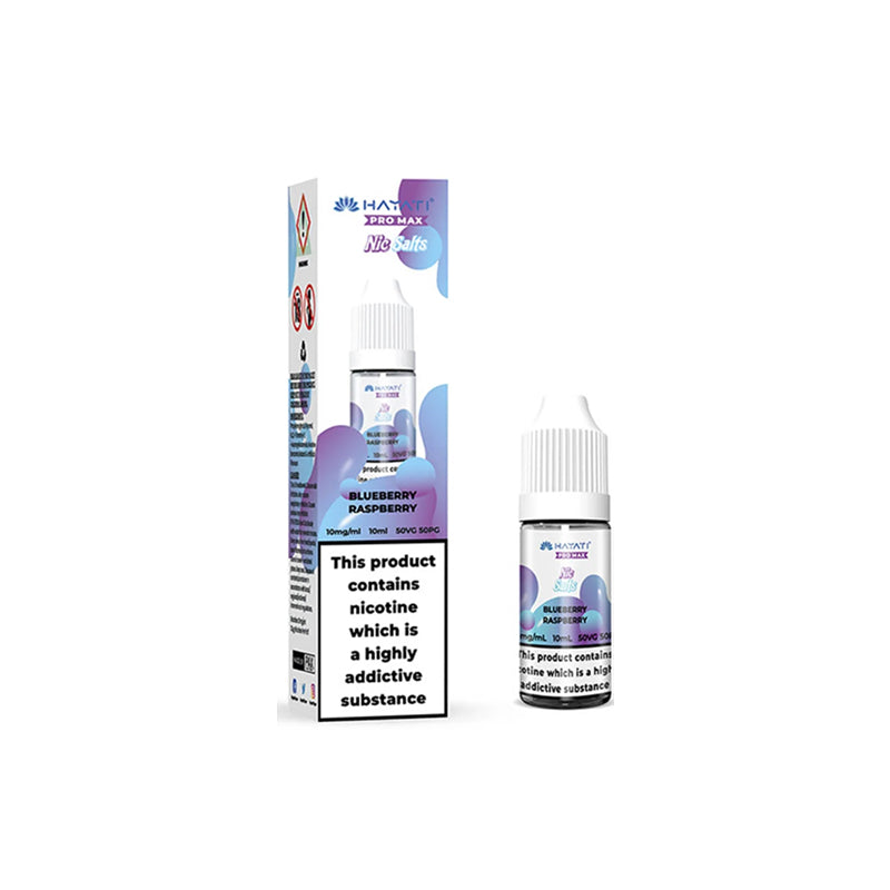 Hayati Pro Max Nic Salt 10ml ELiquids, Blueberry Raspberry  flavour, Vape Wave UK