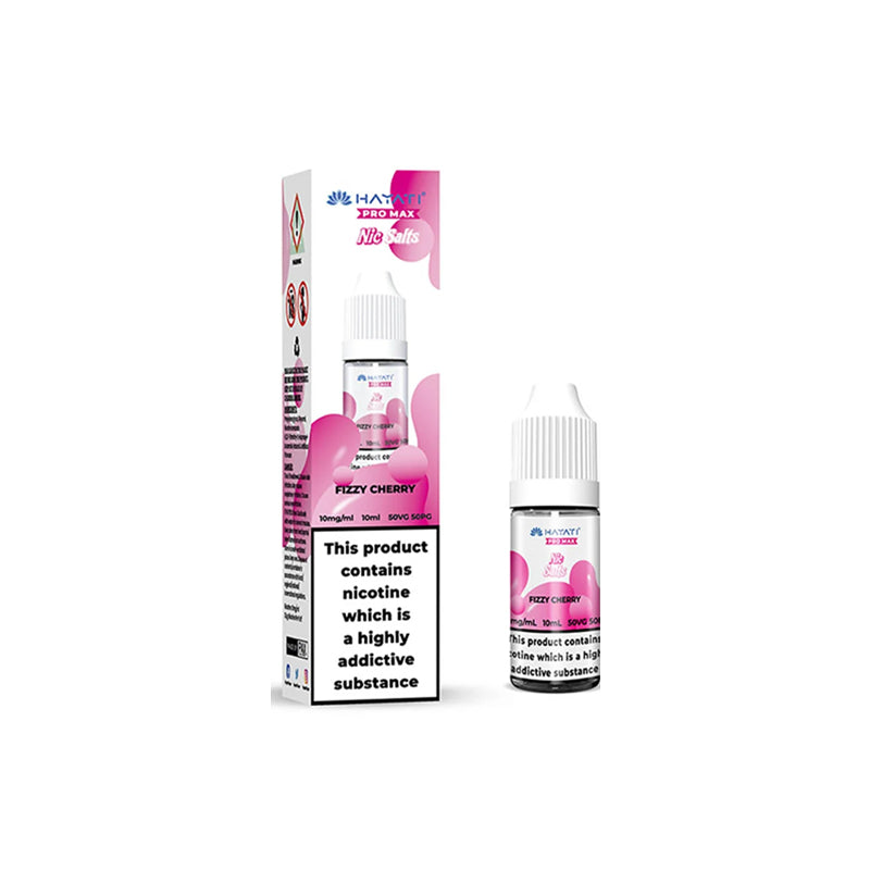 Hayati Pro Max Nic Salt 10ml ELiquids, Fizzy Cherry  flavour, Vape Wave UK