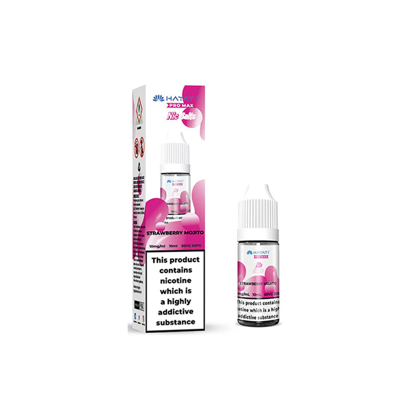 Hayati Pro Max Nic Salt 10ml ELiquids, Strawberry Mojito flavour, Vape Wave UK