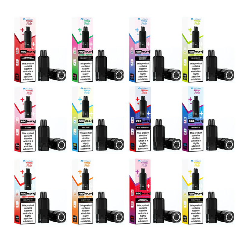 Hayati Pro Max Plus 6K Prefilled Replacement Pod , Box of 10, Multi Flavours, Vape Wave UK