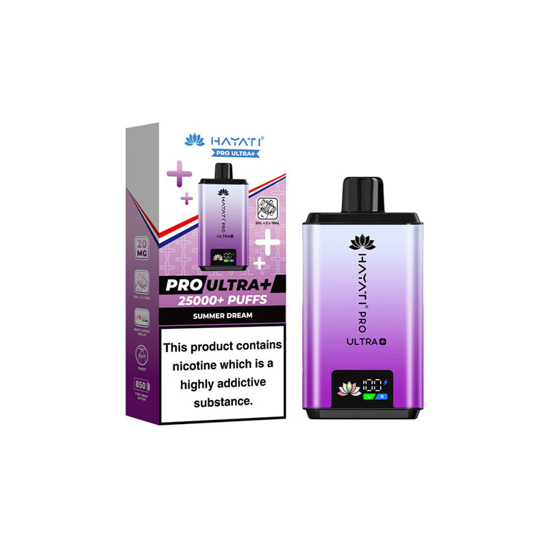 Hayati Pro Ultra Plus 25K Pod Kit, Summer Dream Flavour, Vape Wave UK
