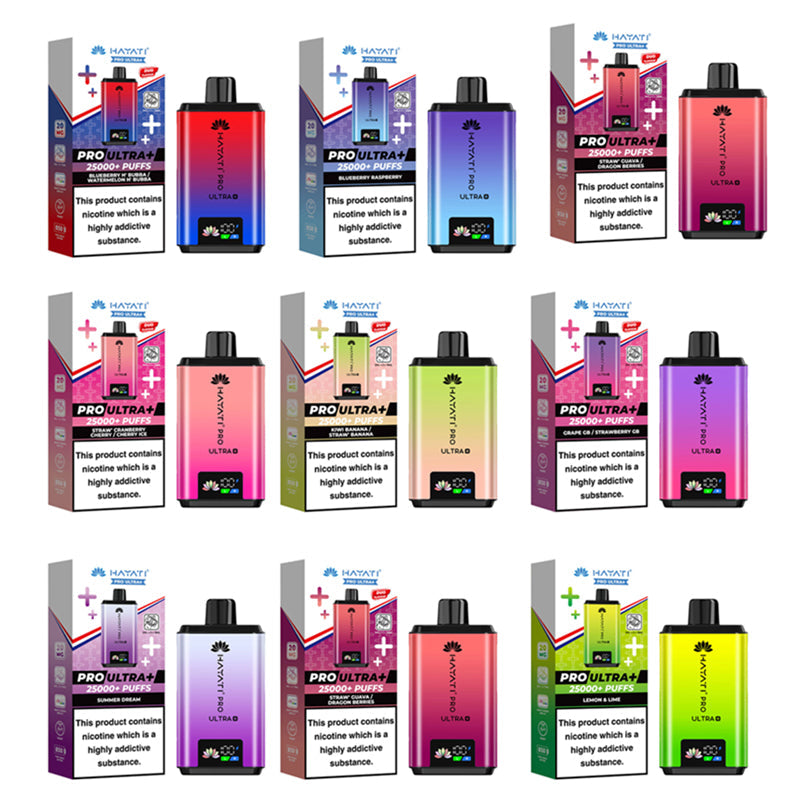 Hayati Pro Ultra Plus 25K Pod Kit, Multi Flavours, Vape Wave UK

