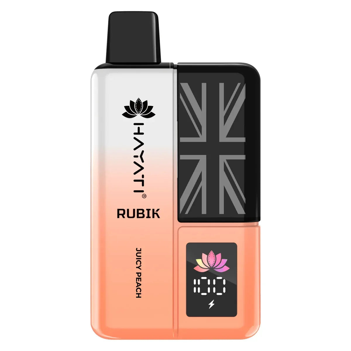 Hayati Rubik 7000 Prefilled Pods Vape Kit  UK, Juicy Peach  Flavour, Vape Wave UK
