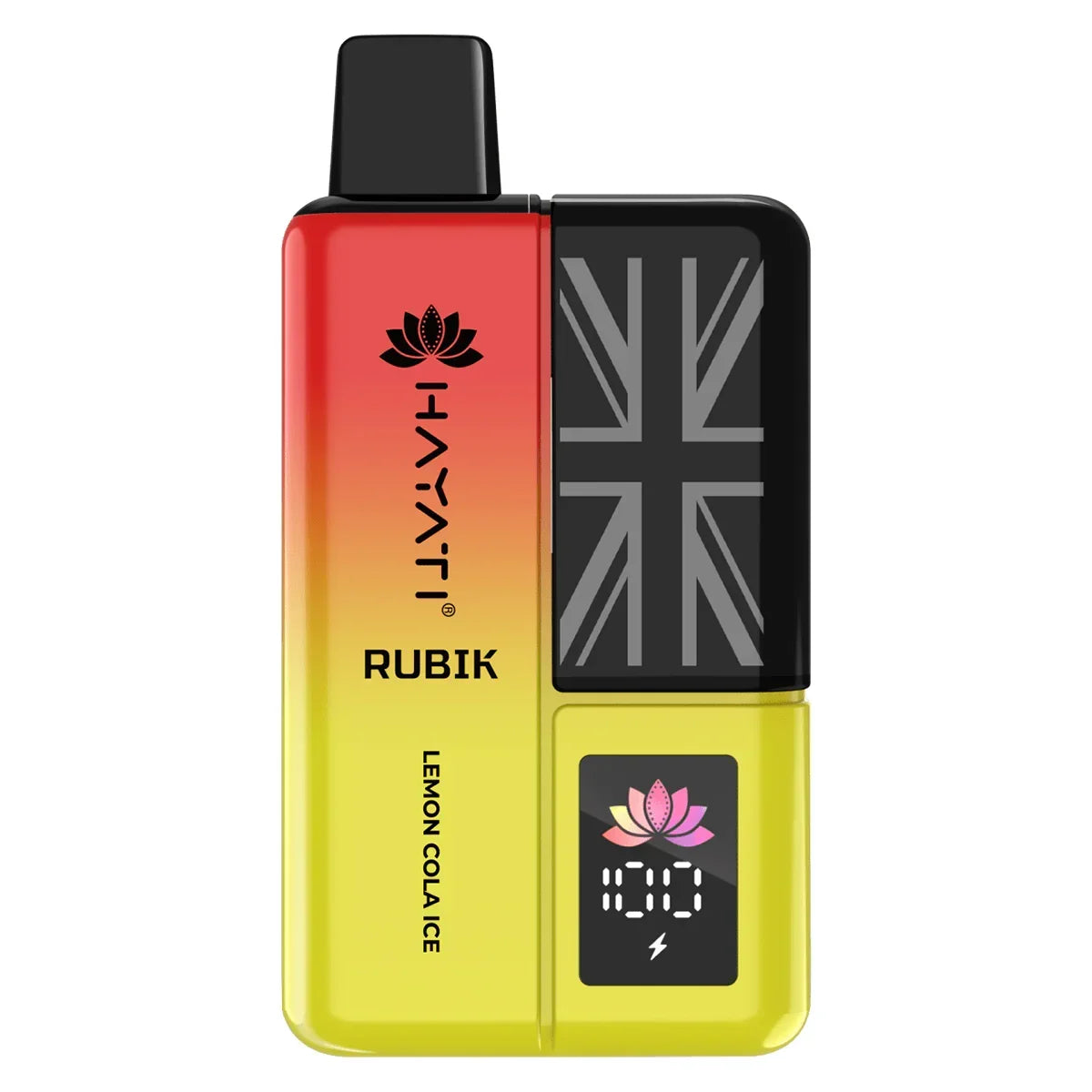 Hayati Rubik 7000 Prefilled Pods Vape Kit  UK, Lemon Cola Ice   Flavour, Vape Wave UK