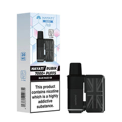 Hayati Rubik 7000 Prefilled Replacement Pods,Blue Razz GB  Flavour, Vape Wave UK