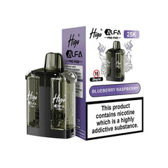 Higo Alfa Pro 25,000 Prefilled Pod, Blueberry Raspberry  Flavour, Vape Wave UK