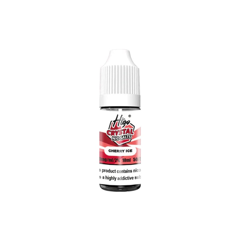 Higo Crystal 10ml Nic Salt, Cherry Ice  Flavour, Vape Wave UK