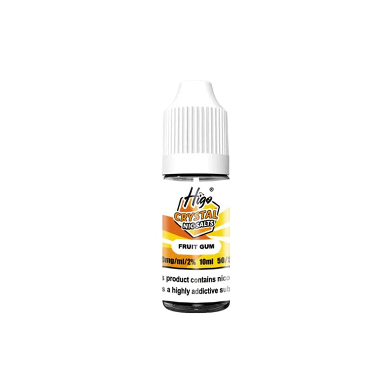 Higo Crystal 10ml Nic Salt, Fruit Gum  Flavour, Vape Wave UK