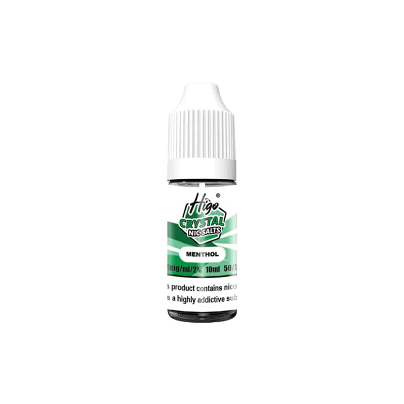 Higo Crystal 10ml Nic Salt, Menthol  Flavour, Vape Wave UK