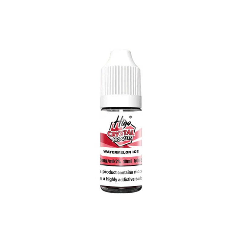 Higo Crystal 10ml Nic Salt, Watermelon Ice  Flavour, Vape Wave UK