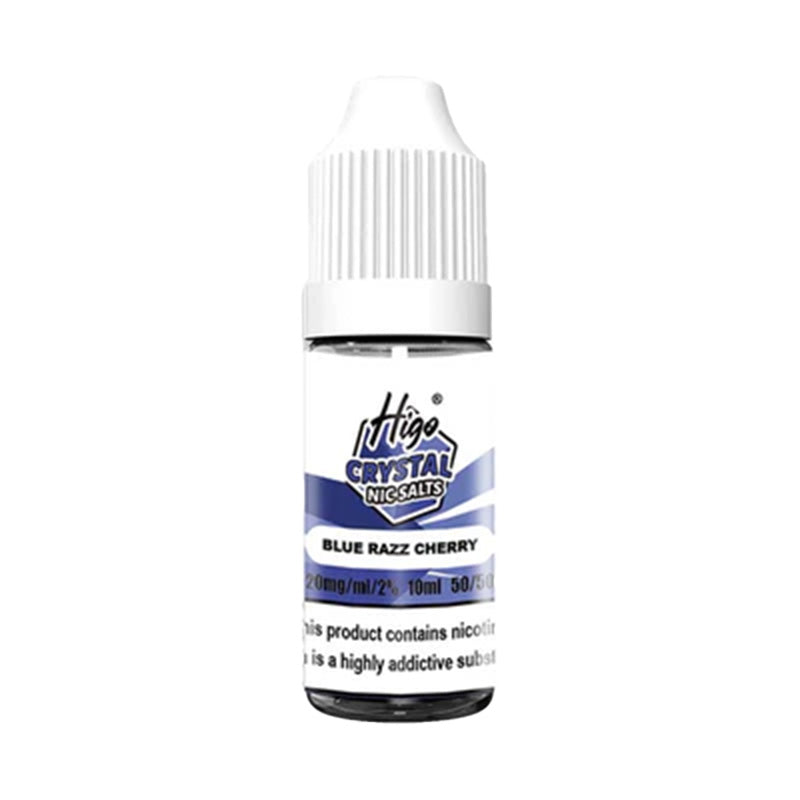 Higo Crystal Nic Salt E Liquid, Blue Razz Cherry Flavour,Vape Wave UK