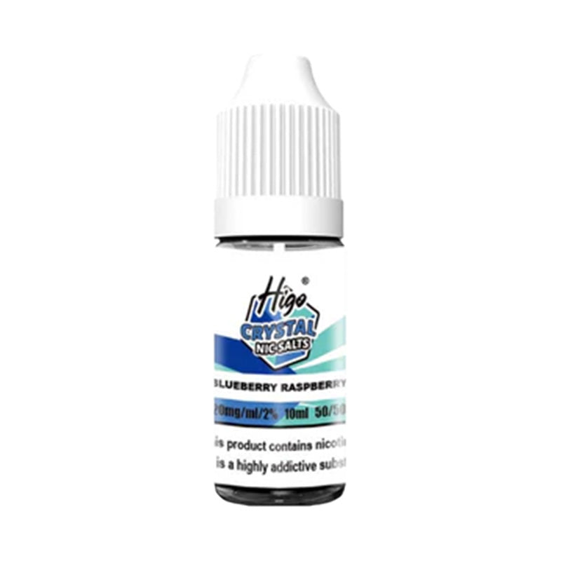 Higo Crystal  Nic Salt E Liquid, Blueberry Raspberry Flavour, Vape Wave UK 