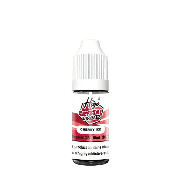 Higo crystal  Nic Salt E Liquid, Cherry Ice Flavour, Vape Wave UK