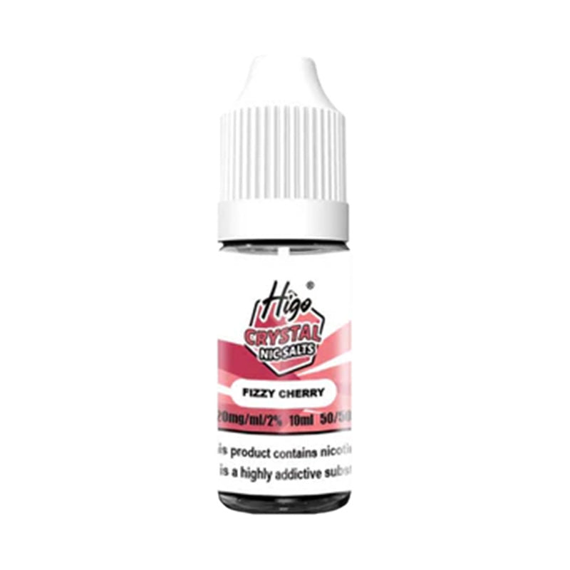 Higo Crystal Nic Salt E Liquid , Fizzy Cherry Flavour, Vape Wave UK