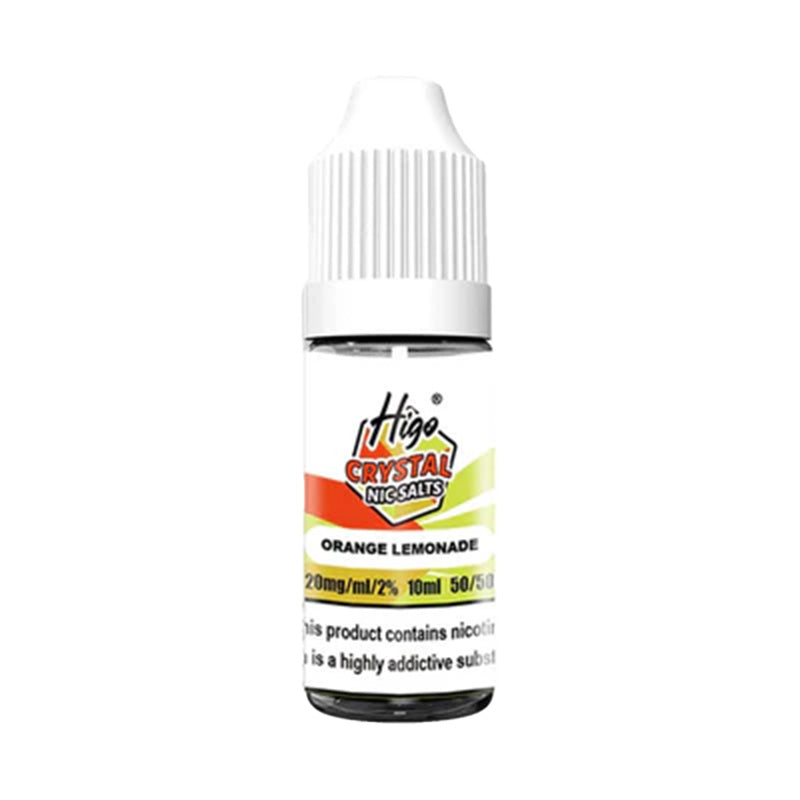 Higo Crystal Nic Salt E Liquid, Orange Lemonade Flavour, Vape Wave UK