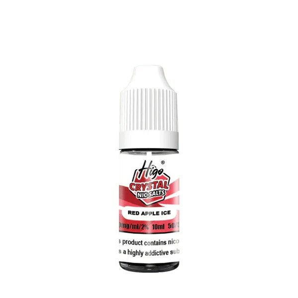 Higo crystal  Nic Salt E Liquid, Red Apple Ice Flavour, Vape Wave UK