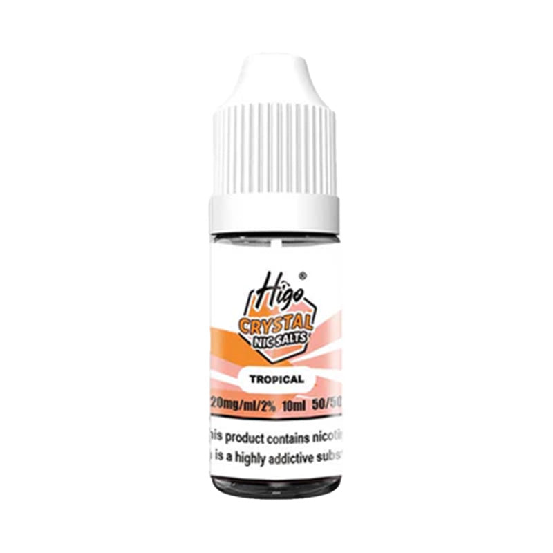 Higo Crystal Nic Salt E Liquid, Tropical Flavour, Vape Wave UK