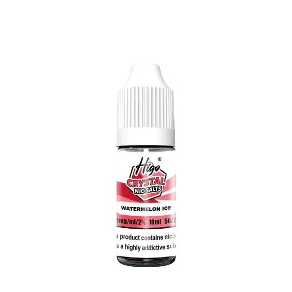 Higo crystal Nic Salt E Liquid, Watermelon Ice Flavour, Vape Wave UK