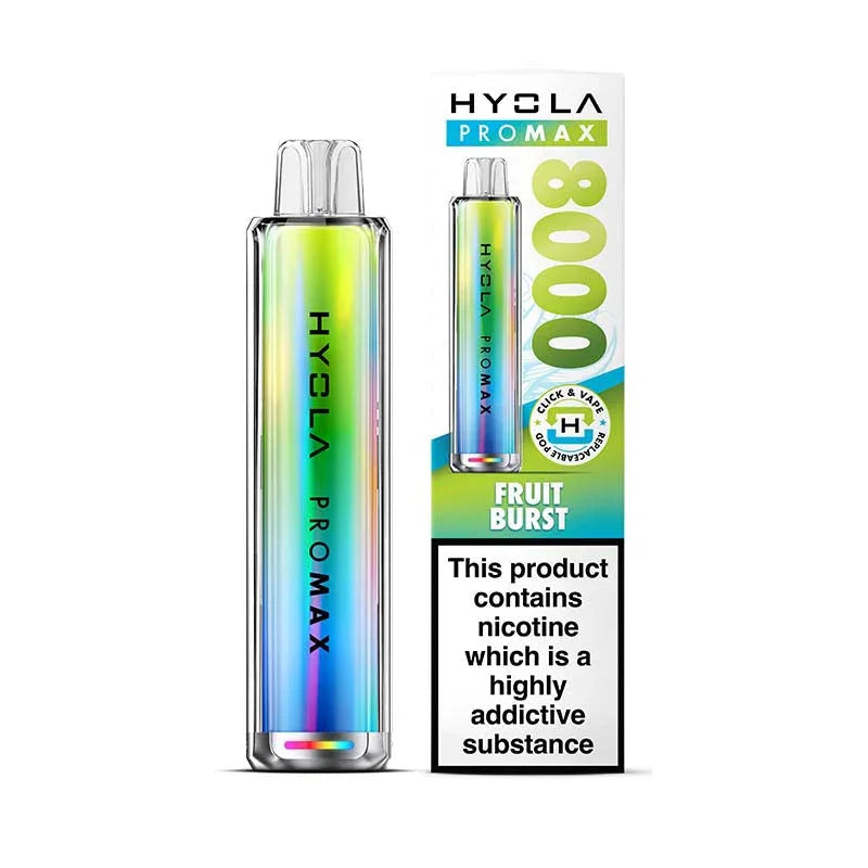 Hyola Pro Max 8000 Prefilled Pod Kit, Fruit Burst  Flavour, Vape Wave UK