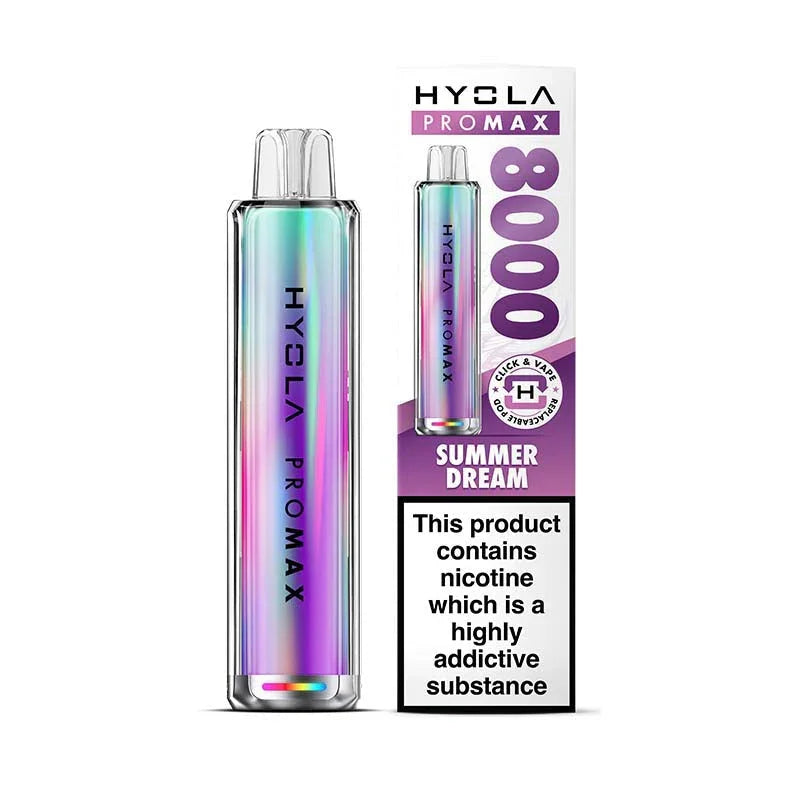 Hyola Pro Max 8000 Prefilled Pod Kit, Summer Dream  Flavour, Vape Wave UK