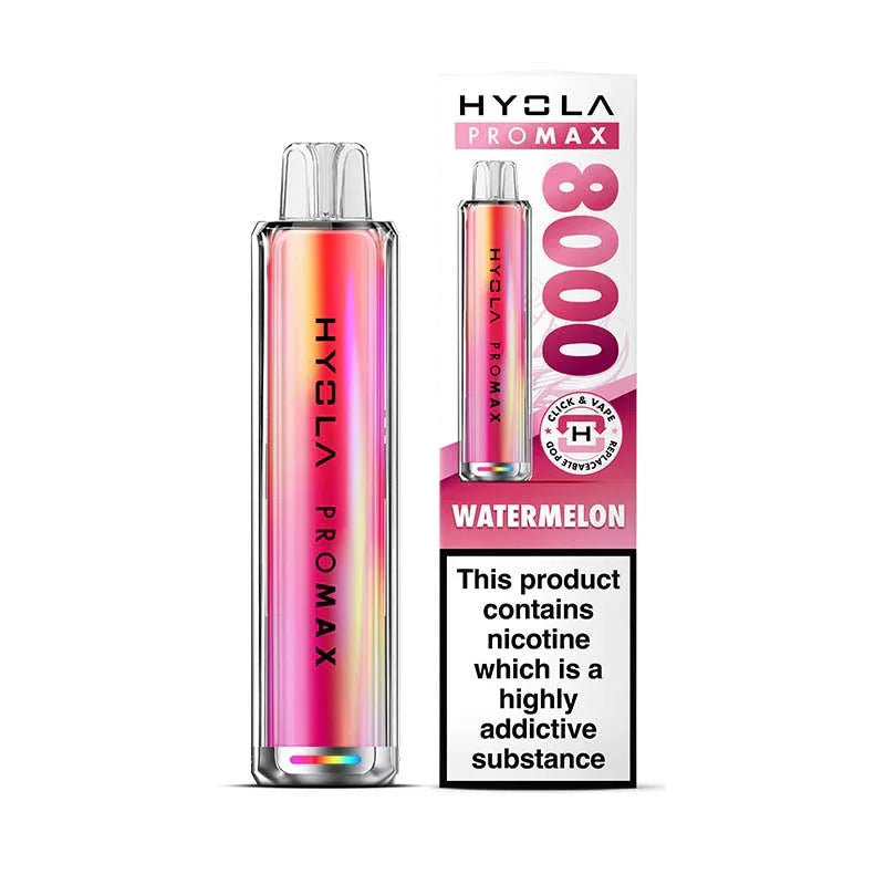 Hyola Pro Max 8000 Prefilled Pod Kit, Watermelon  Flavour, Vape Wave UK
