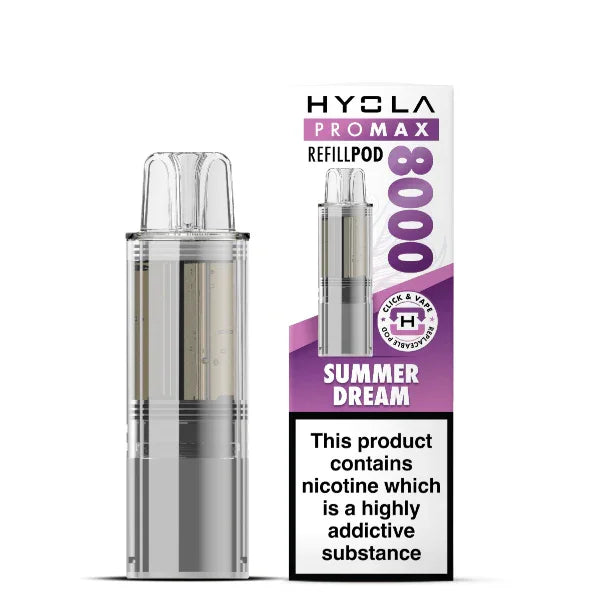 Hyola Pro Max 8000 Prefilled Pods, Summer Dream  Flavour, Vape Wave UK