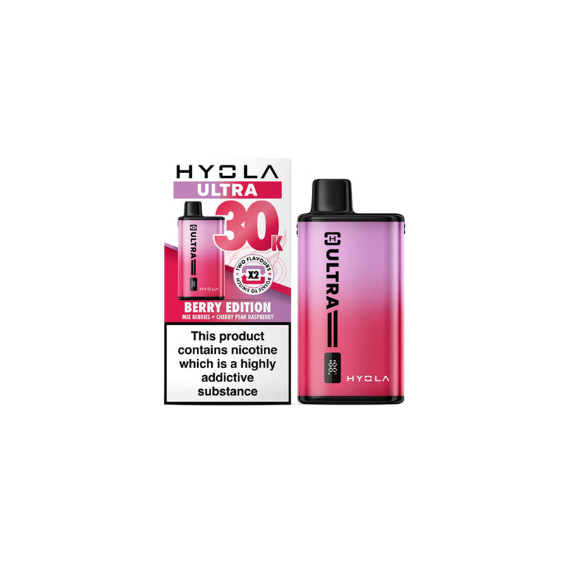 Hyola Ultra 30,000 Prefilled Pod Vape Kit, Berry Edition Flavour, Vape Wave UK