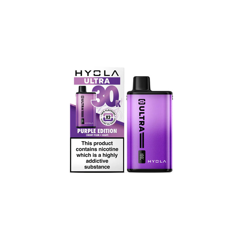 Hyola Ultra 30,000 Prefilled Pod Vape Kit, Purple Edition Flavour, Vape Wave UK