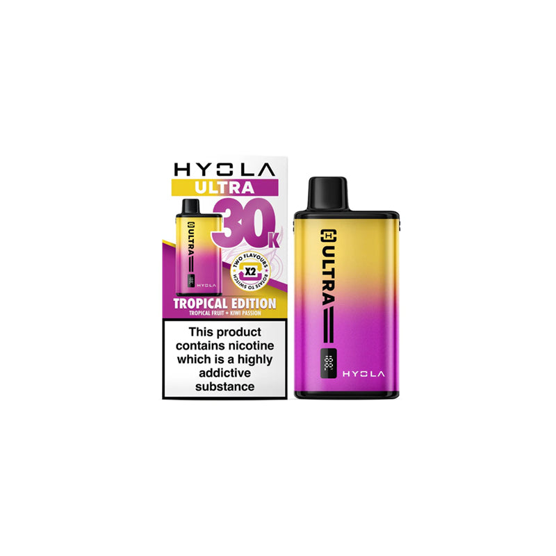 Hyola Ultra 30,000 Prefilled Pod Vape Kit, Tropical Edition Flavour, Vape Wave UK