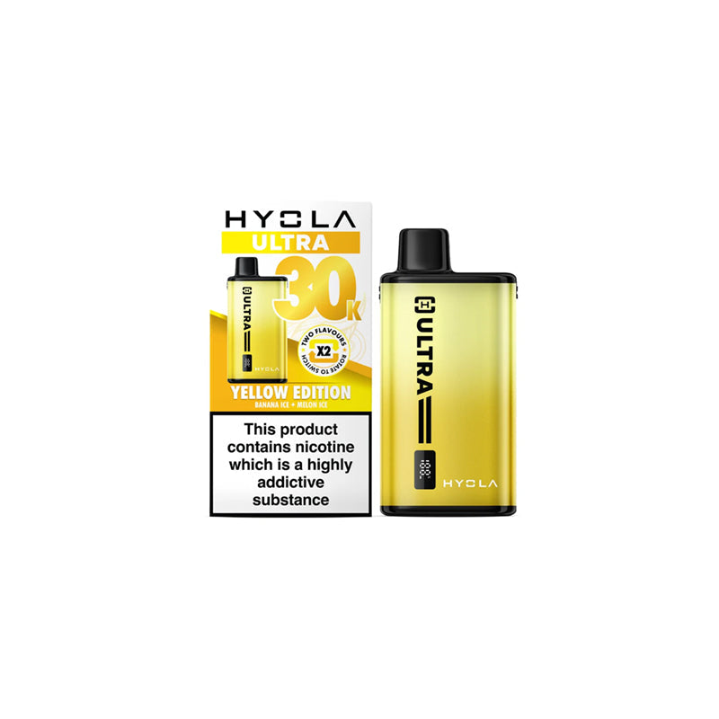 Hyola Ultra 30,000 Prefilled Pod Vape Kit, Yellow Edition Flavour, Vape Wave UK