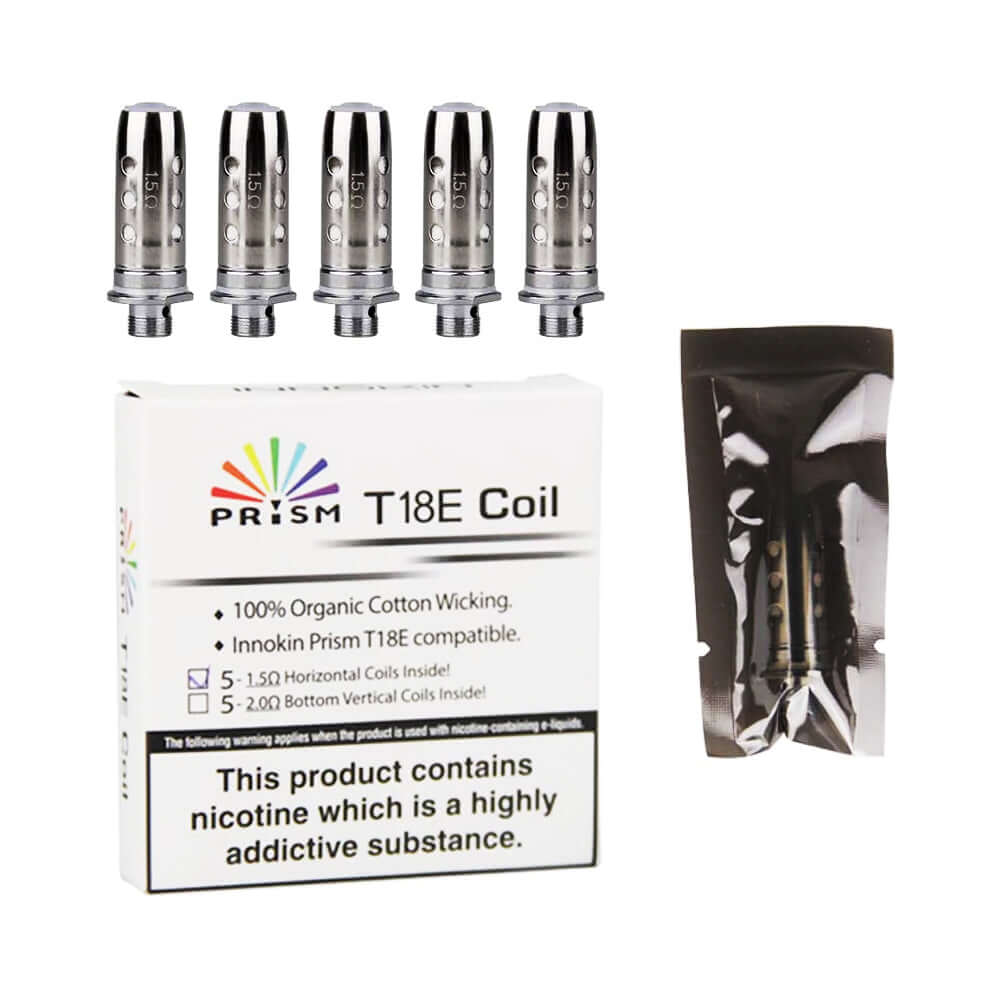 Innokin Endura T18E 1.5Ω Replacement Coils , Pack of 5, Vape Wave UK