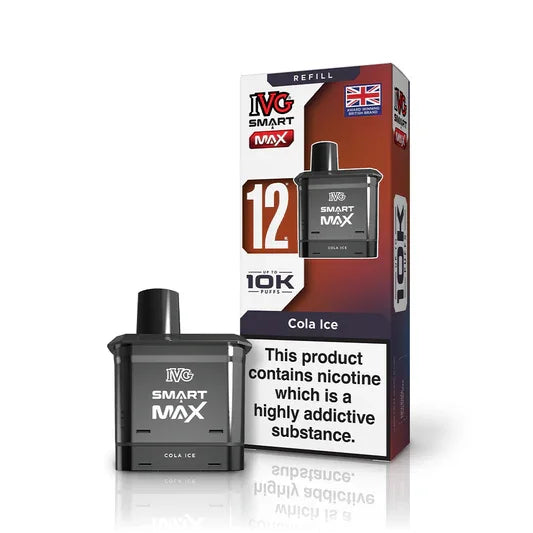 IVG Smart Max 10k Prefilled Replacement Pod, Cola  Ice Flavour, Vape Wave UK