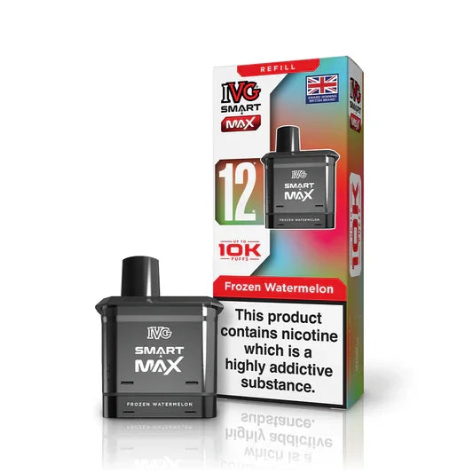 IVG Smart Max 10k Prefilled Replacement Pod, Frozen Watermelon  Flavour, Vape Wave UK