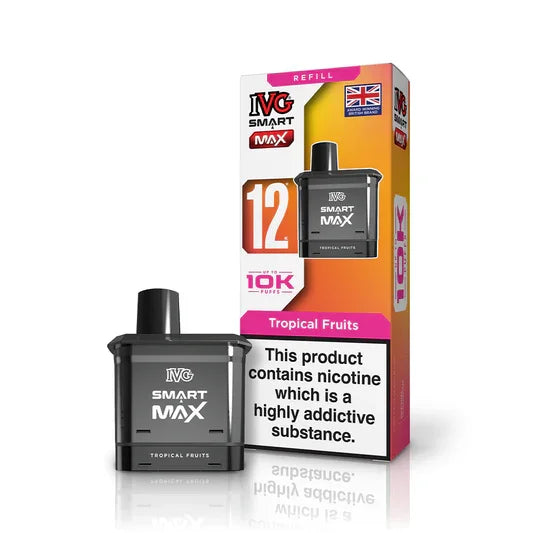 IVG Smart Max 10k Prefilled Replacement Pod, Tropical Fruits  Flavour, Vape Wave UK