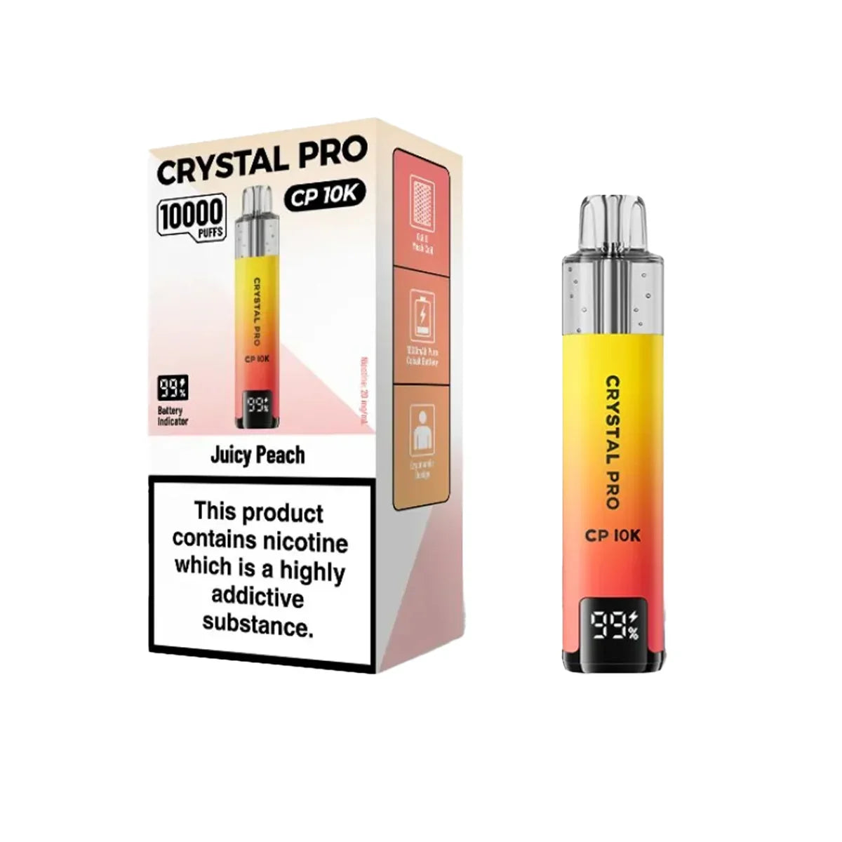 Crystal Pro CP 10K Prefilled Pod Vape Kit